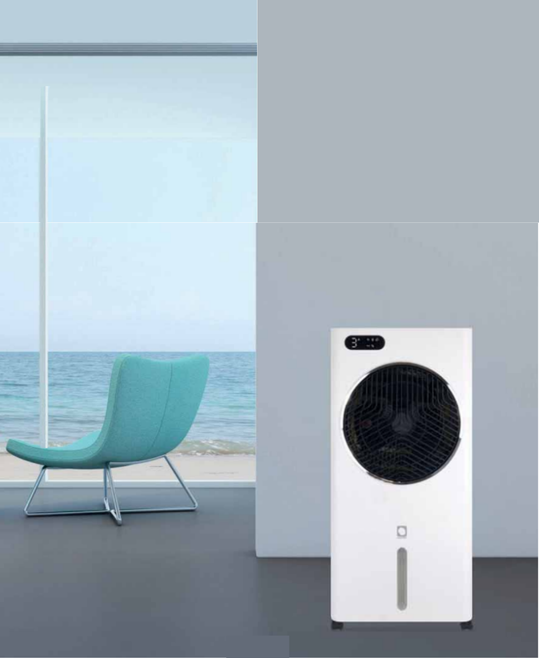 Bioclimatizadores Arrefecimento natural por evaporação. Sem compressor. Ideal para o verão.